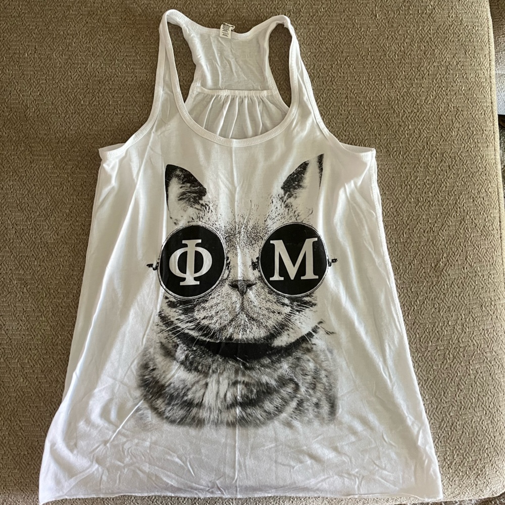 Phi Mu Cat tank top